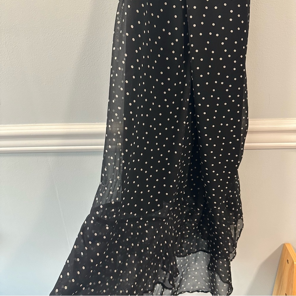 Abercrombie & Fitch Now and Forever Ruffle Hem MIDI Dress - Picture 5 of 6